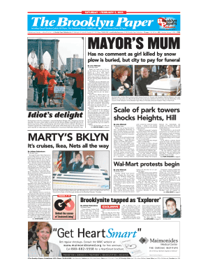 MAYOR&#039;S MUM the Brooklyn Paper  Form