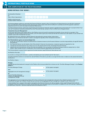 Platform and Financial Adviser Form of Appointment Legal &amp; General