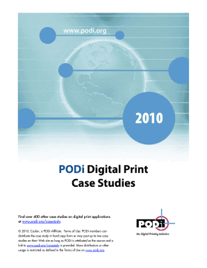 PODi Digital Print Case Study Ipex  Form