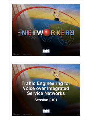 Traffic Engineering for  Form