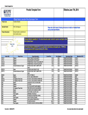 Transition Networks Pricelist Peppm  Form