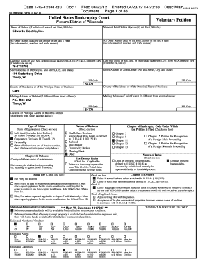 Bankruptcy Forms Edwards Electric Inc RetainedJohn Edwards Retained Mart W Swenson 1017007