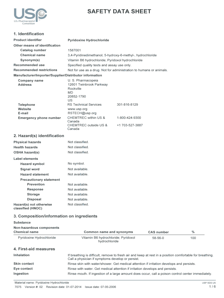 RptEntry Form Print US Pharmacopeial Convention Usp