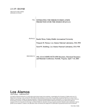 Los Alamos LANL Institutes Los Alamos National Laboratory Institutes Lanl  Form