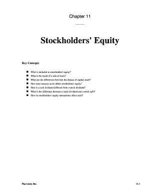 What is Included in Stockholders&#039; Equity  Form