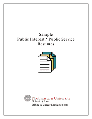 Public Interest Public Service  Form