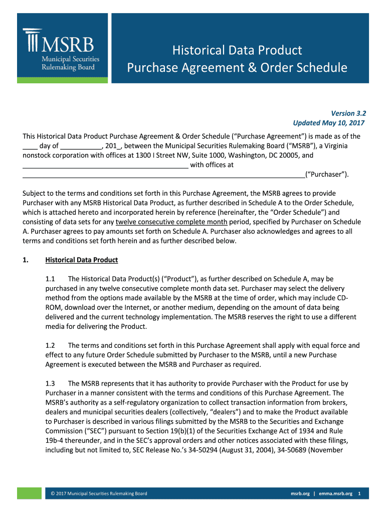 Data Purchase Agreement Template  Form