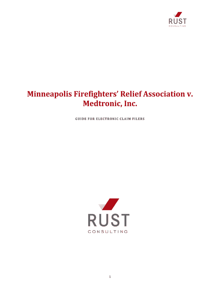 Minneapolis Firefighters&#039; Relief Association V Medtronic, Inc 3488  Form