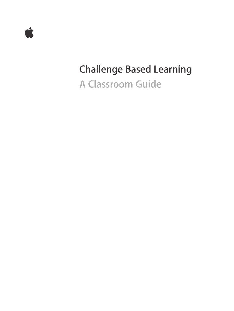 Challenge Based Learning a Classroom Guide Apple  Form