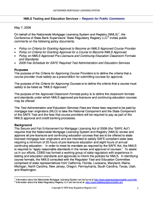 Proposal 1 NMLS Resource Center Mortgage Nationwidelicensingsystem  Form