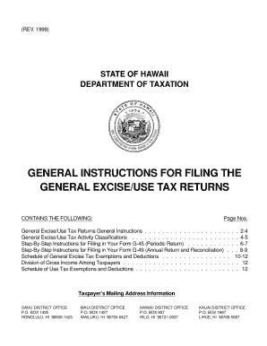 Instructions for Forms G 45 and G 49 Rev Law Offices of