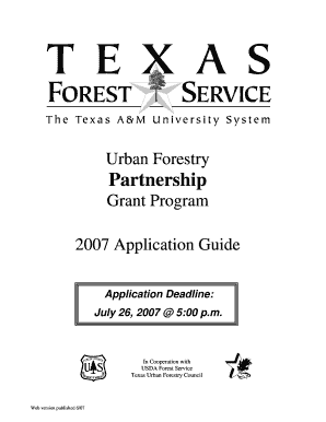 Partnership Texas Forest Service Texas A&amp;M University Texasforestservice Tamu  Form