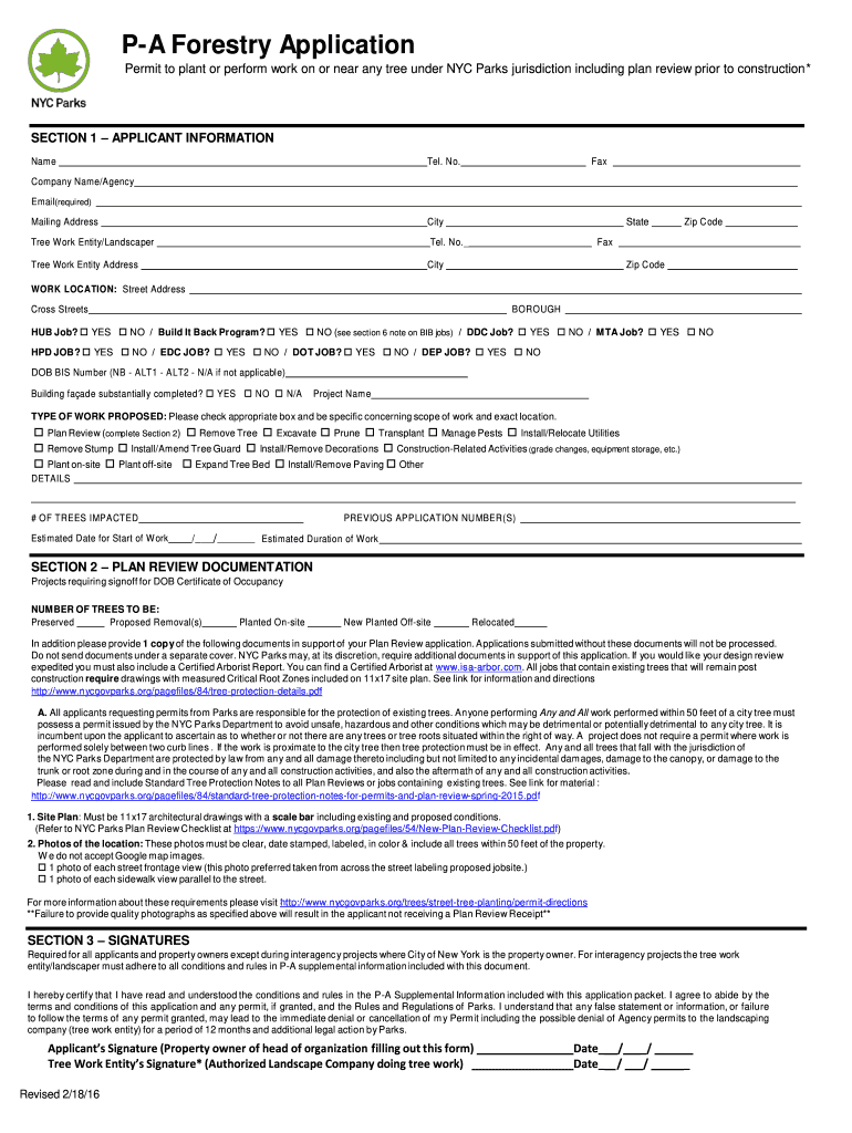 Get and Sign Forestry Application 2013-2022 Form