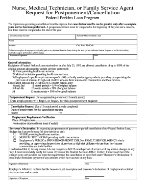 Medical Request for PostponementCancellation Student Accounts  Form