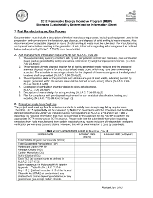 Renewable Energy Incentive Program REIP Biomass  Form