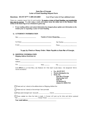 Georgia Seperation Notice  Form