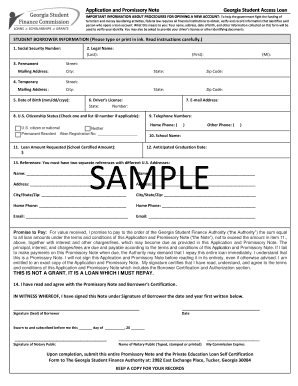 Printable Promissory Note Form