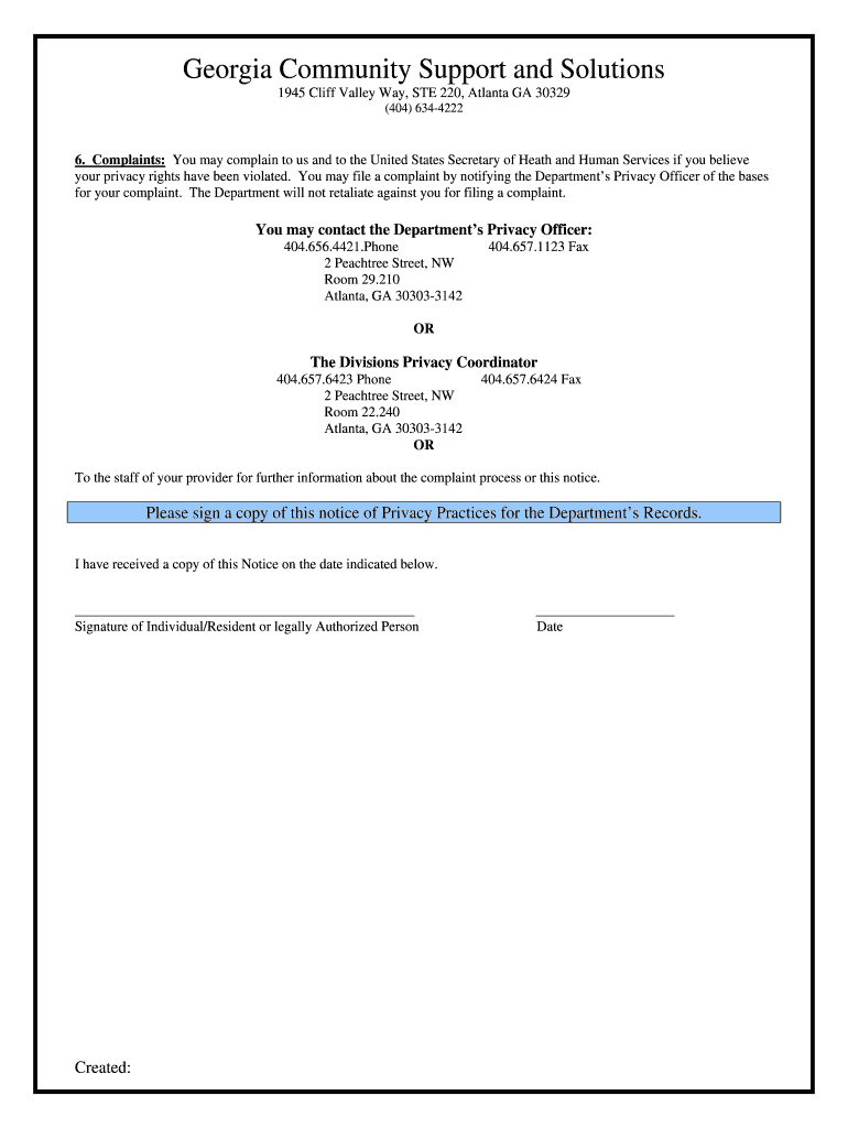 Georgia Community Support and Solutions ROCKDALE CARES INC  Form