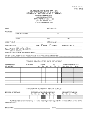 Krs Fillable Form