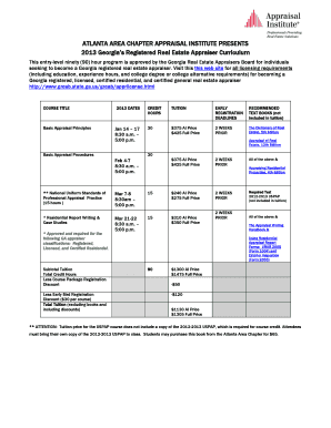 Georgia&#039;s 90 Hour Pre Licensing Course Schedule Atlanta Area Aiatlanta  Form