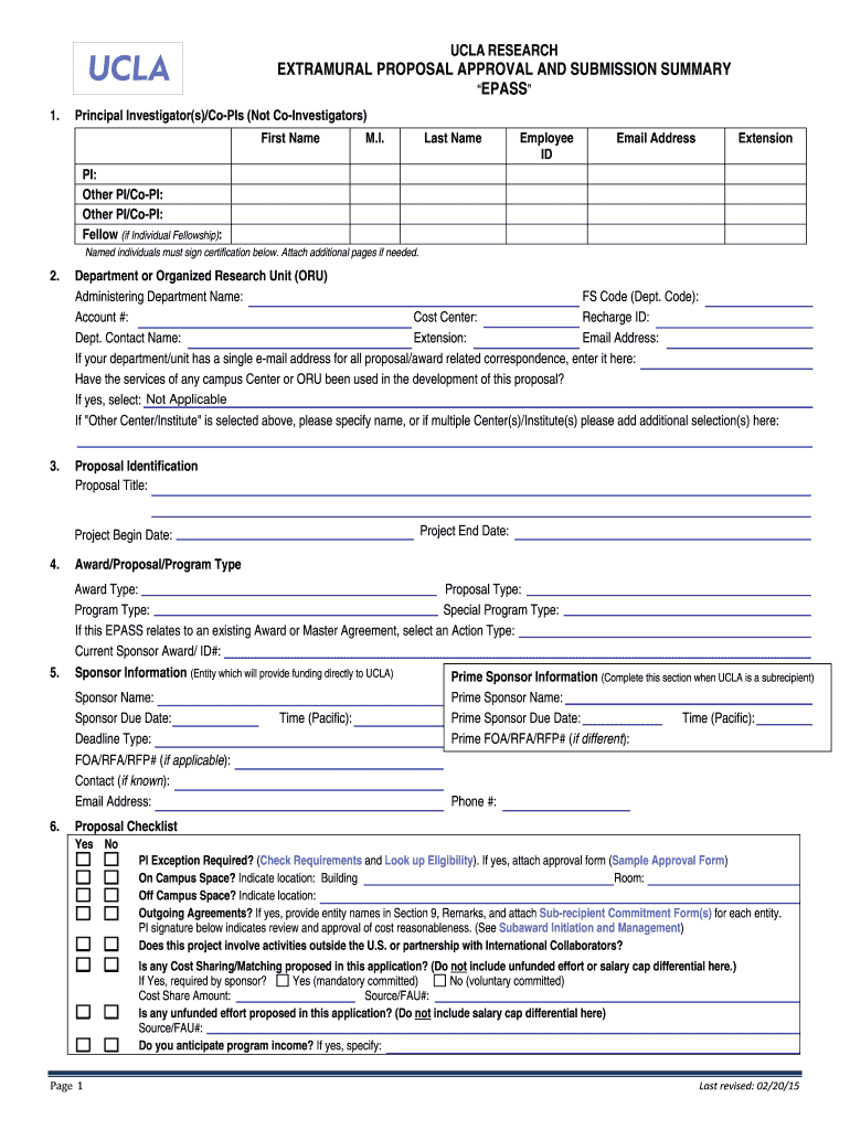 EPASS Form Research UCLA Edu
