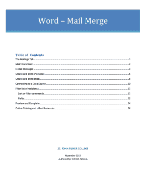 Mail Merge Using an Excel Spreadsheet Word Office Support  Form