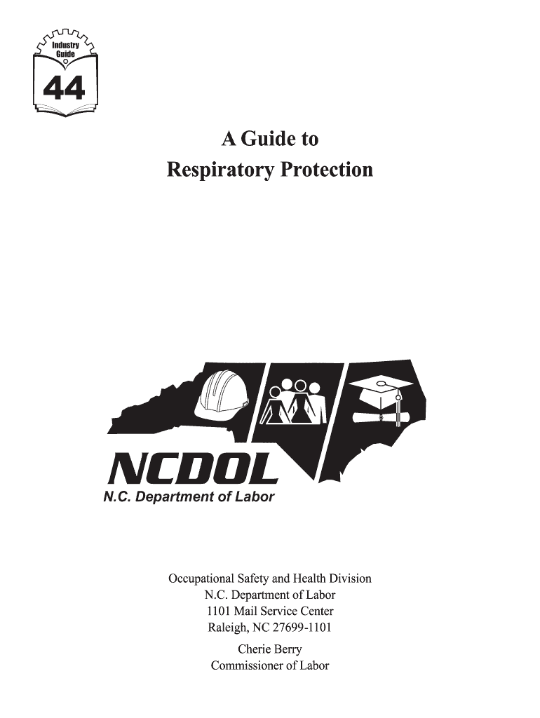 A Guide to Respiratory Protection NC Department of Labor  Form