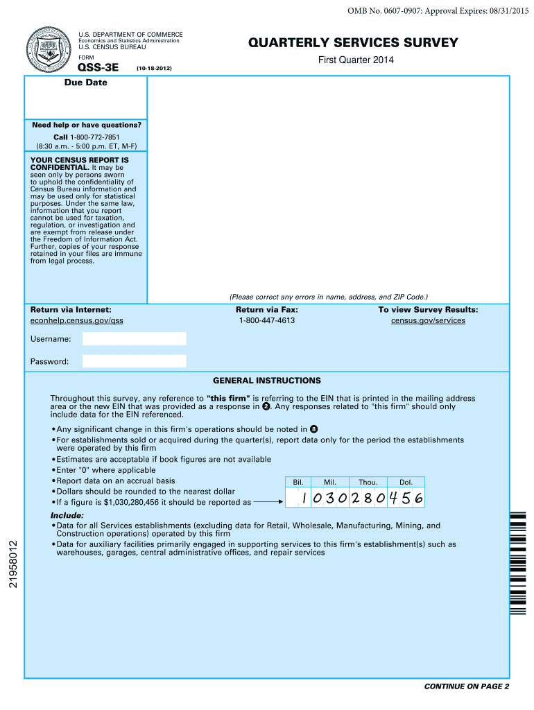 Qss 3e Form 2012-2025