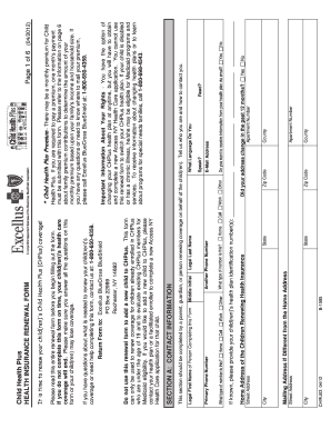 Bc Blue Shield Ny Child Health Plus Renewal Forms