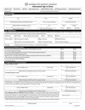 State Identification Form