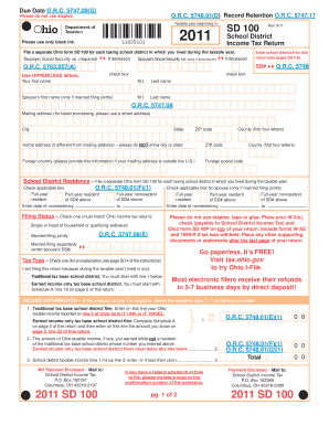 Sd 100 Form