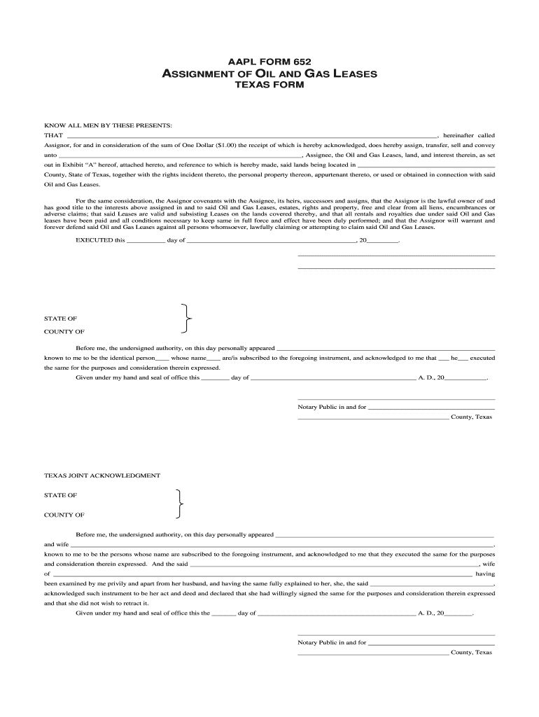 AAPL FORM 652  Landman