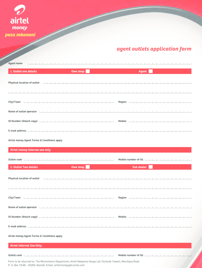 Airtel Kyc Agent Registration  Form