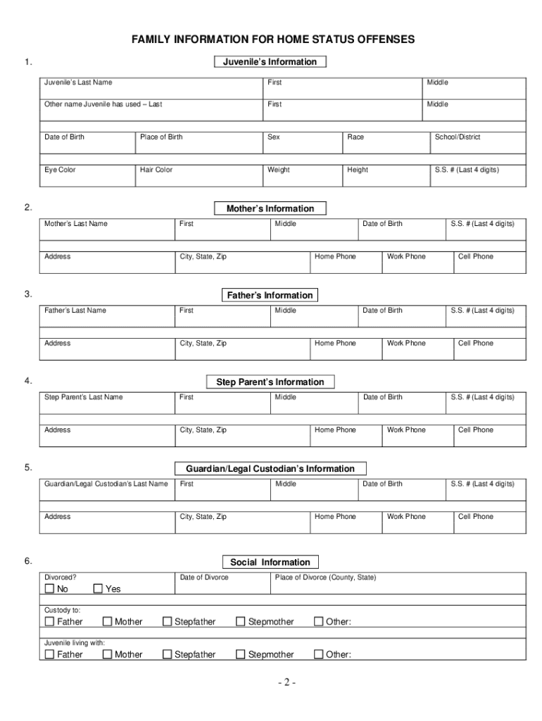 Oakland County Incorrigibility  Form