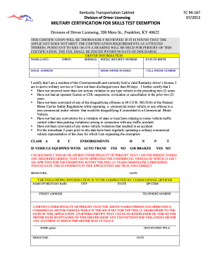 Firefighter Cdl Exemption  Form