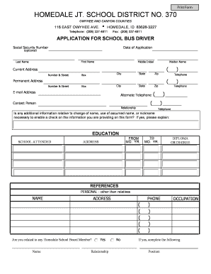 Contact Initial  Form