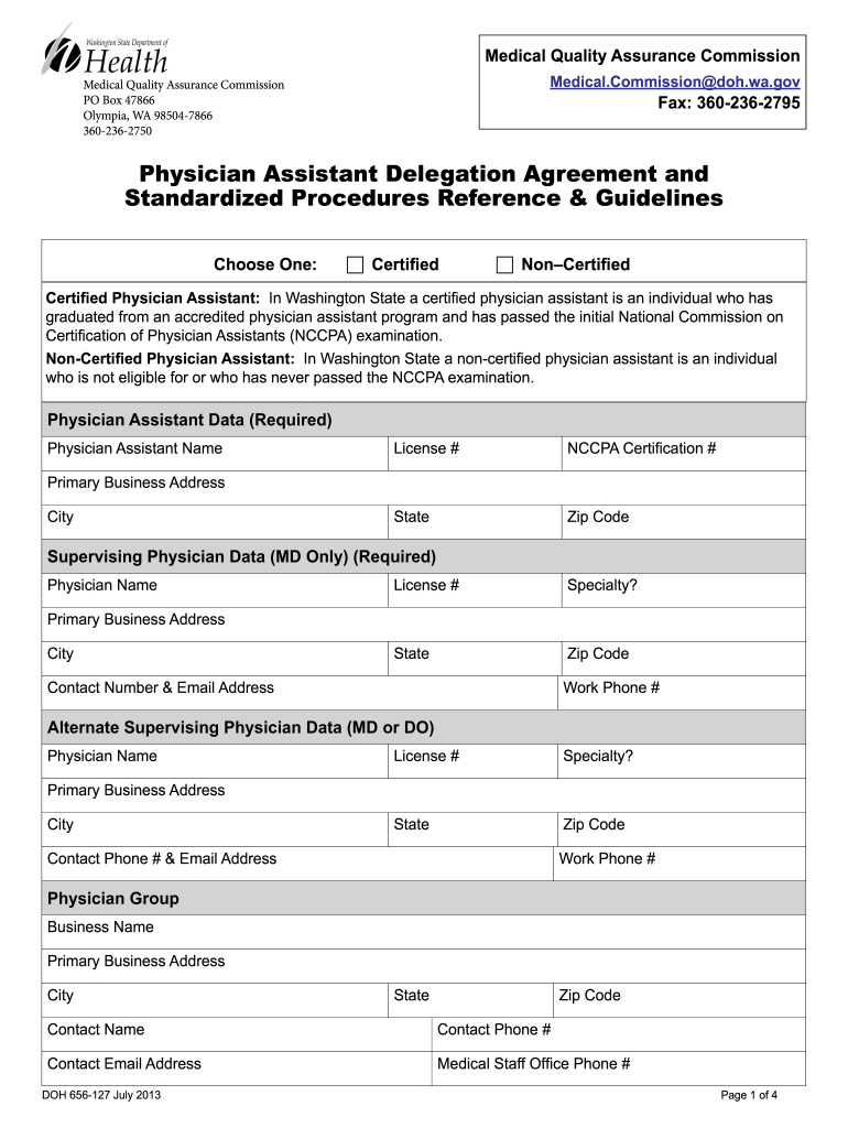  Assistant Practice Form 2013-2024