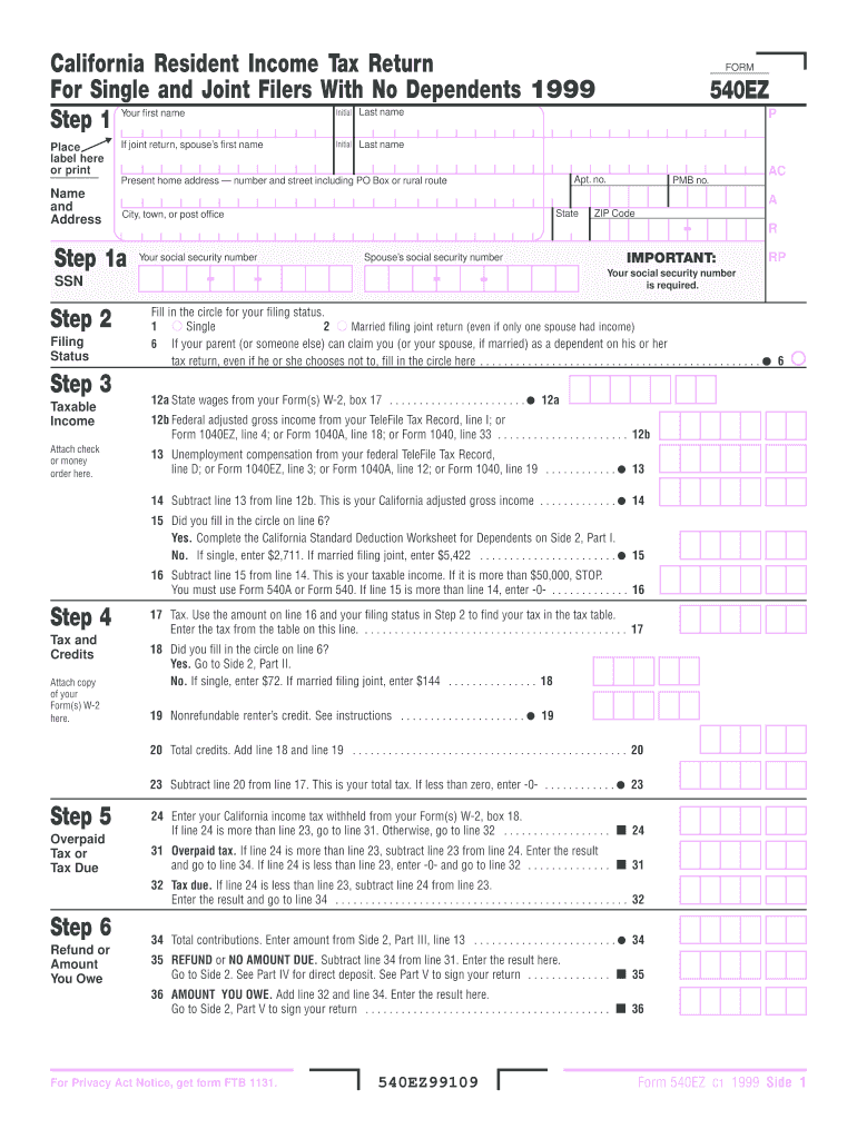 540ez  Form