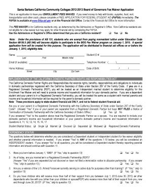 Blank College Application Californis Form