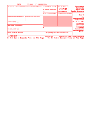 Form 1099 CAP Irs