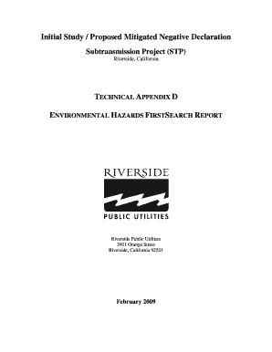 STP Appendix D City of Riverside Riversideca  Form