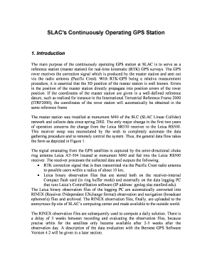 SLAC&amp;amp;#39;s Continuously Operating GPS Station SLAC Group  Form