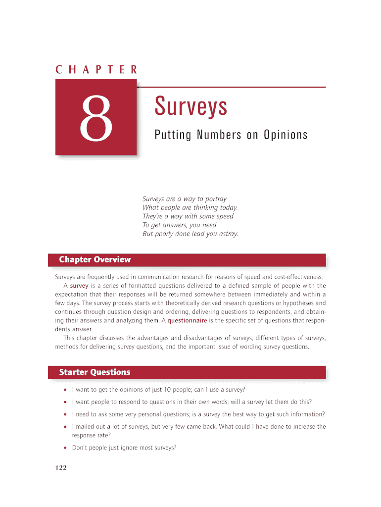 Surveys Sage Publications  Form