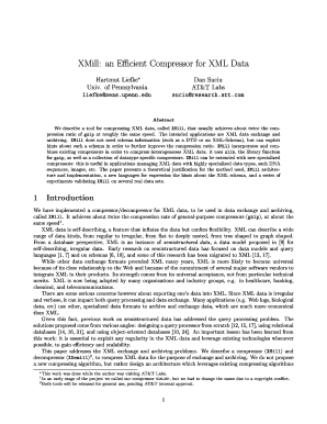 XMill an Efficient Compressor for XML Data Computer Science  Form