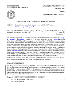 AIRMAN PROMOTION PROGRAM  Form