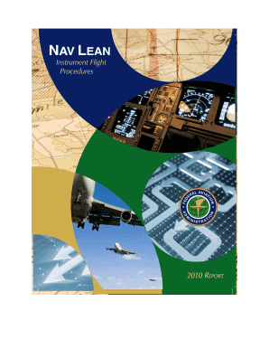 Navigation NAV Procedures Project Final Report FAA Faa  Form