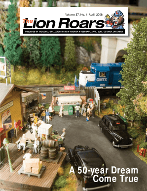 Apr Lionel Collectors Club of America  Form