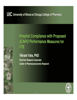 UIC University of Illinois at Chicago College of Pharmacy  Form