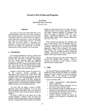 Toward a Web of Data World Wide Web Consortium  Form