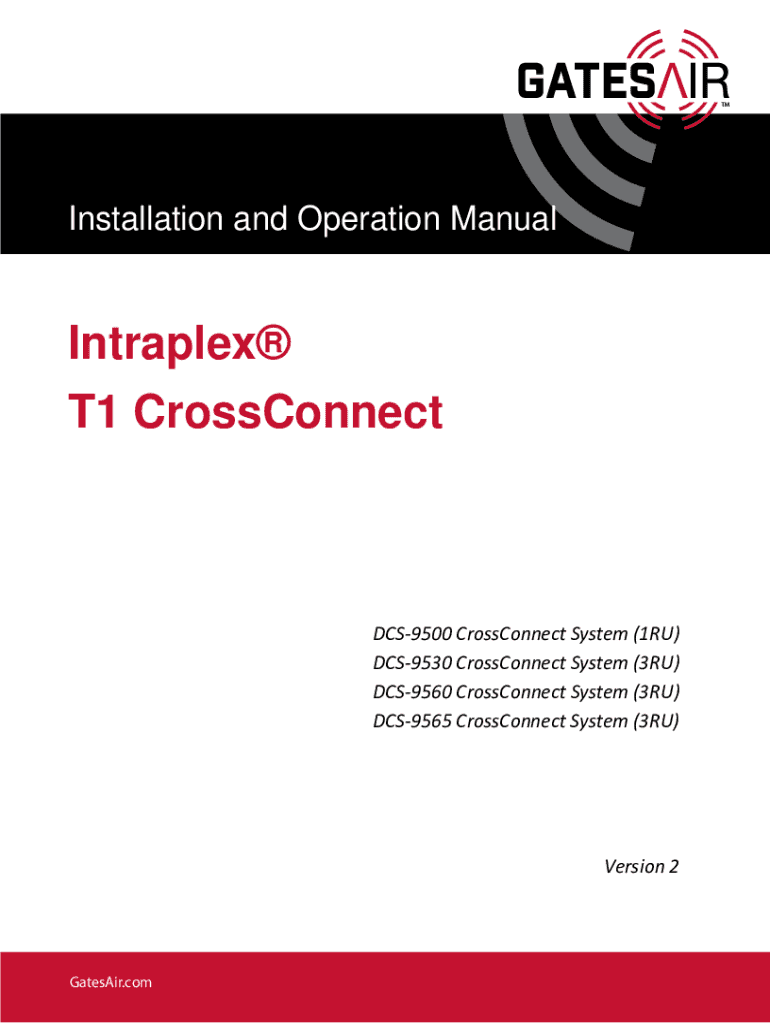 SELENIO Installation and Operation Manual  Form